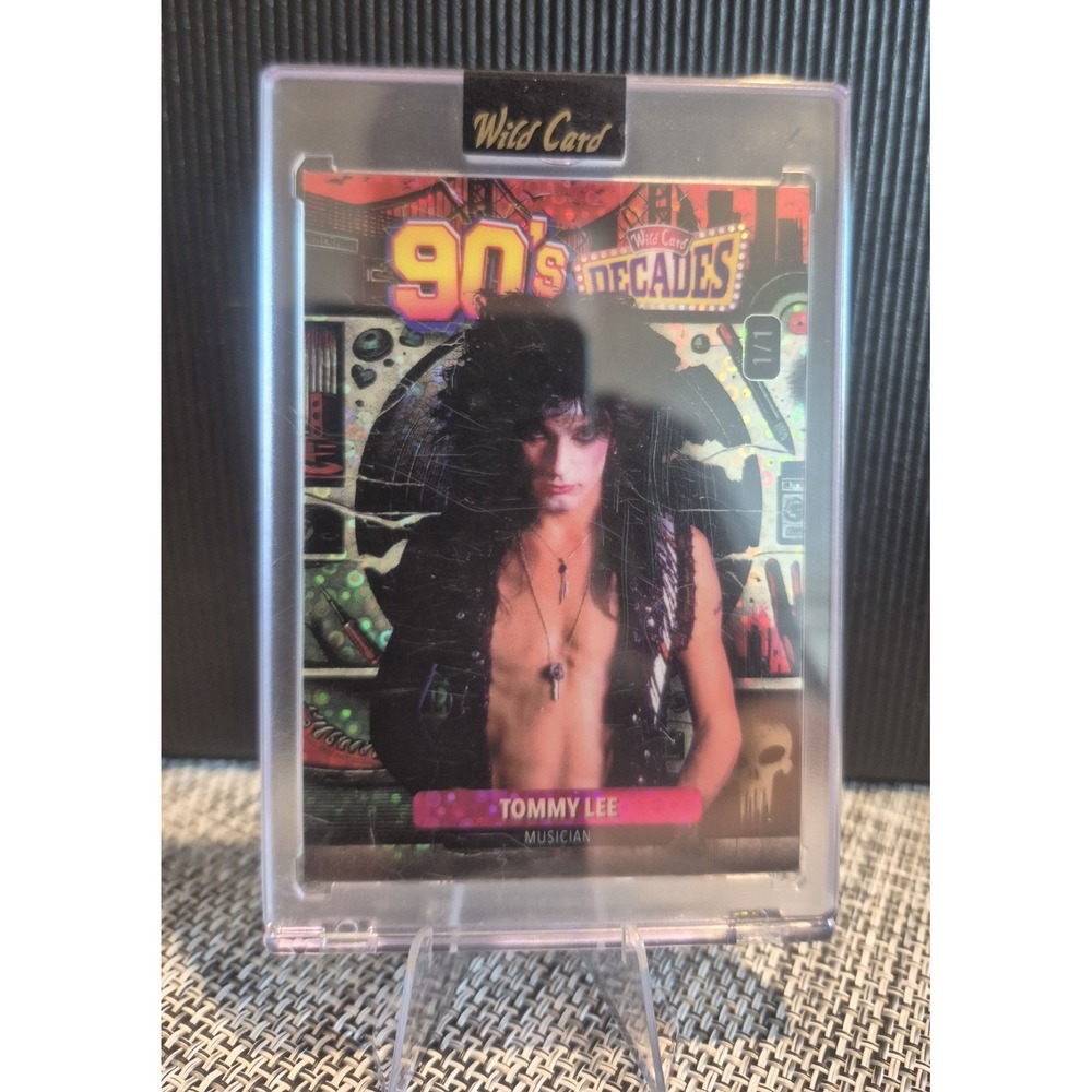 2024 Wild Card 90’s Decades Tommy Lee Card #D190R3-TL 1/1 Sparkle Montley Crue